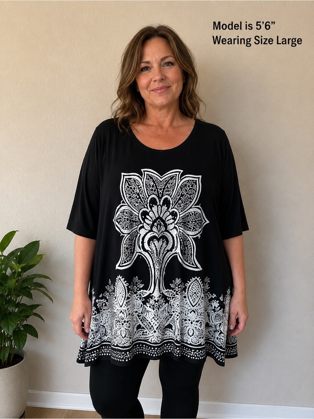 5th & Love  floral dress size Large
